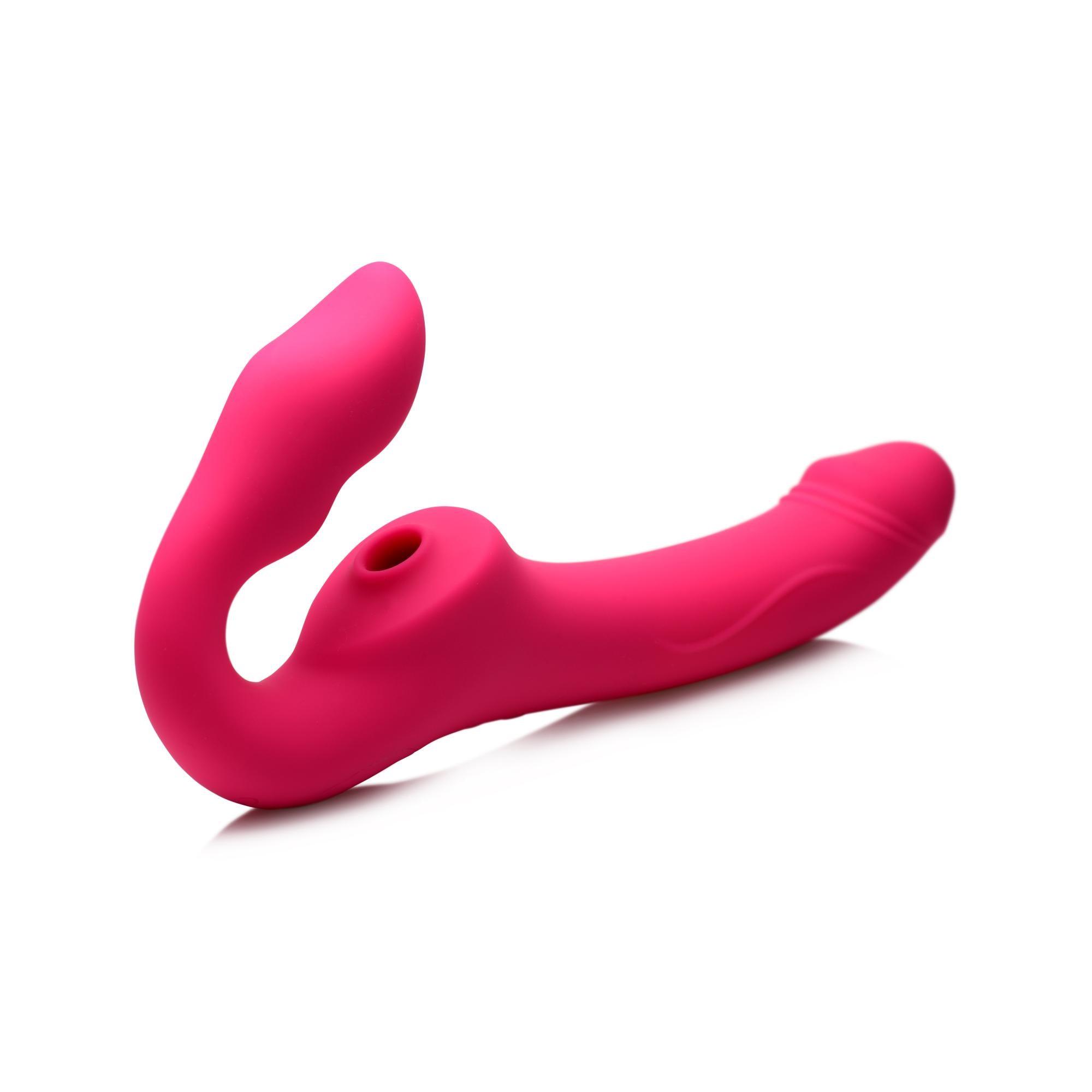 Strap U Mighty Licker Licking & Vibrating Strapless Strap-On w/ Remote - Buy At Luxury Toy X - Free 3-Day Shipping