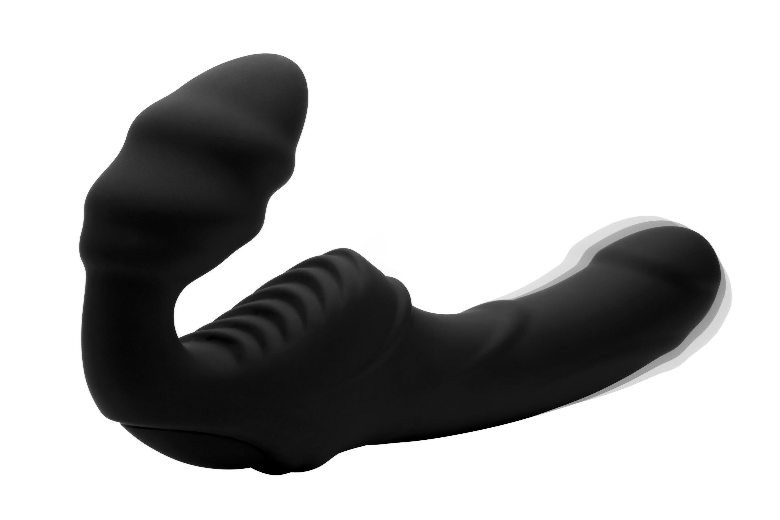 Strap U Pro Rider 9X Vibrating Silicone Strapless Strap-On with Remote Control - Buy At Luxury Toy X - Free 3-Day Shipping