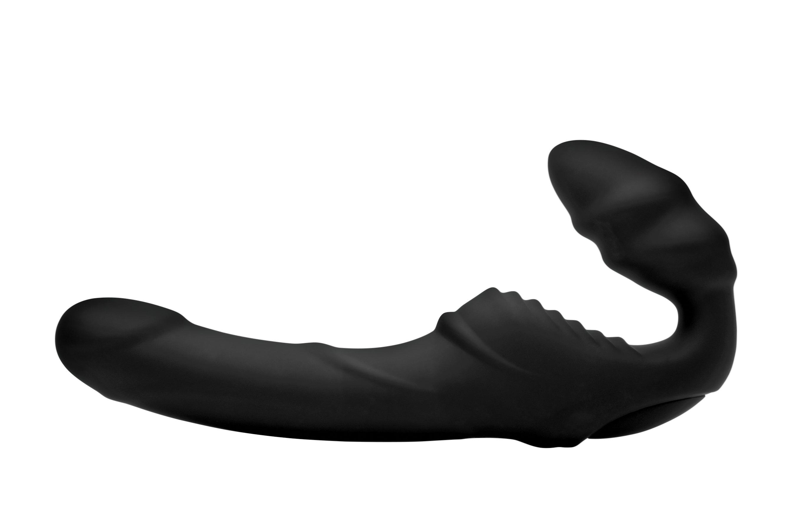 Strap U Pro Rider 9X Vibrating Silicone Strapless Strap-On with Remote Control - Buy At Luxury Toy X - Free 3-Day Shipping