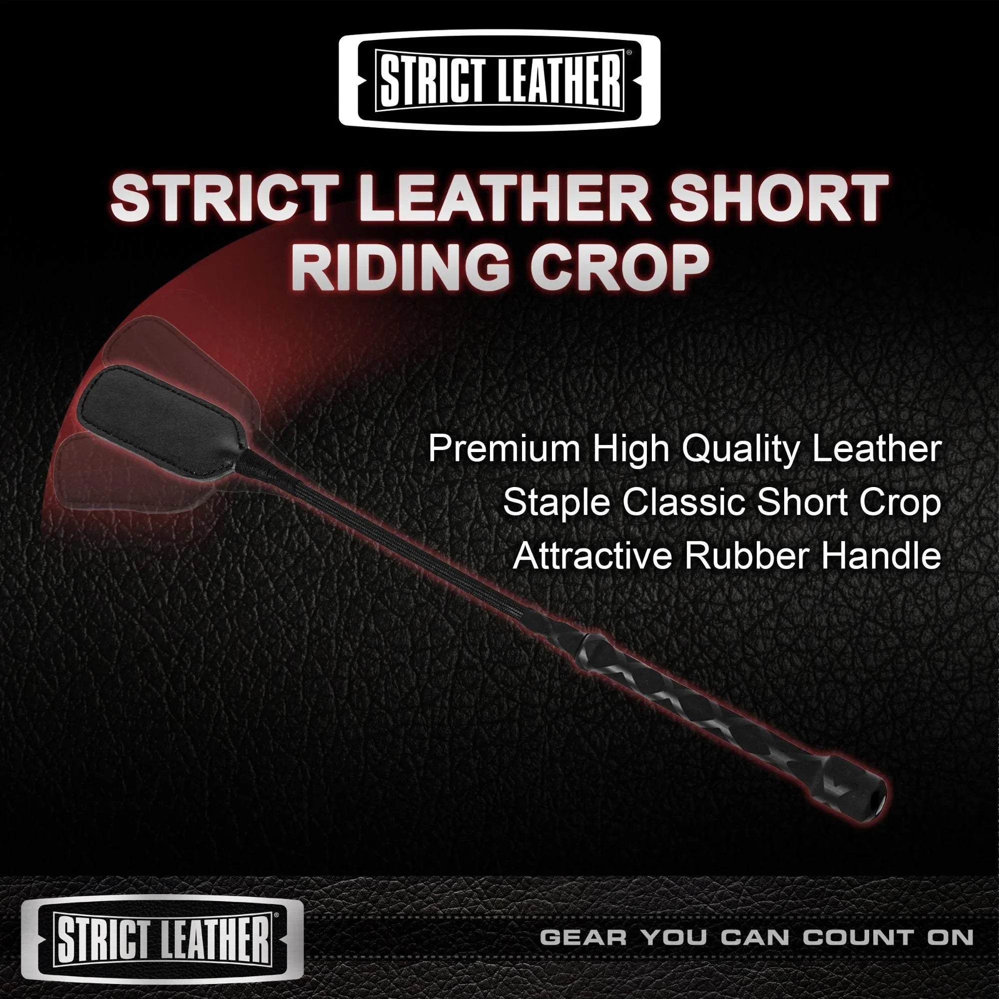 Strict Leather Short Crop - Buy At Luxury Toy X - Free 3-Day Shipping