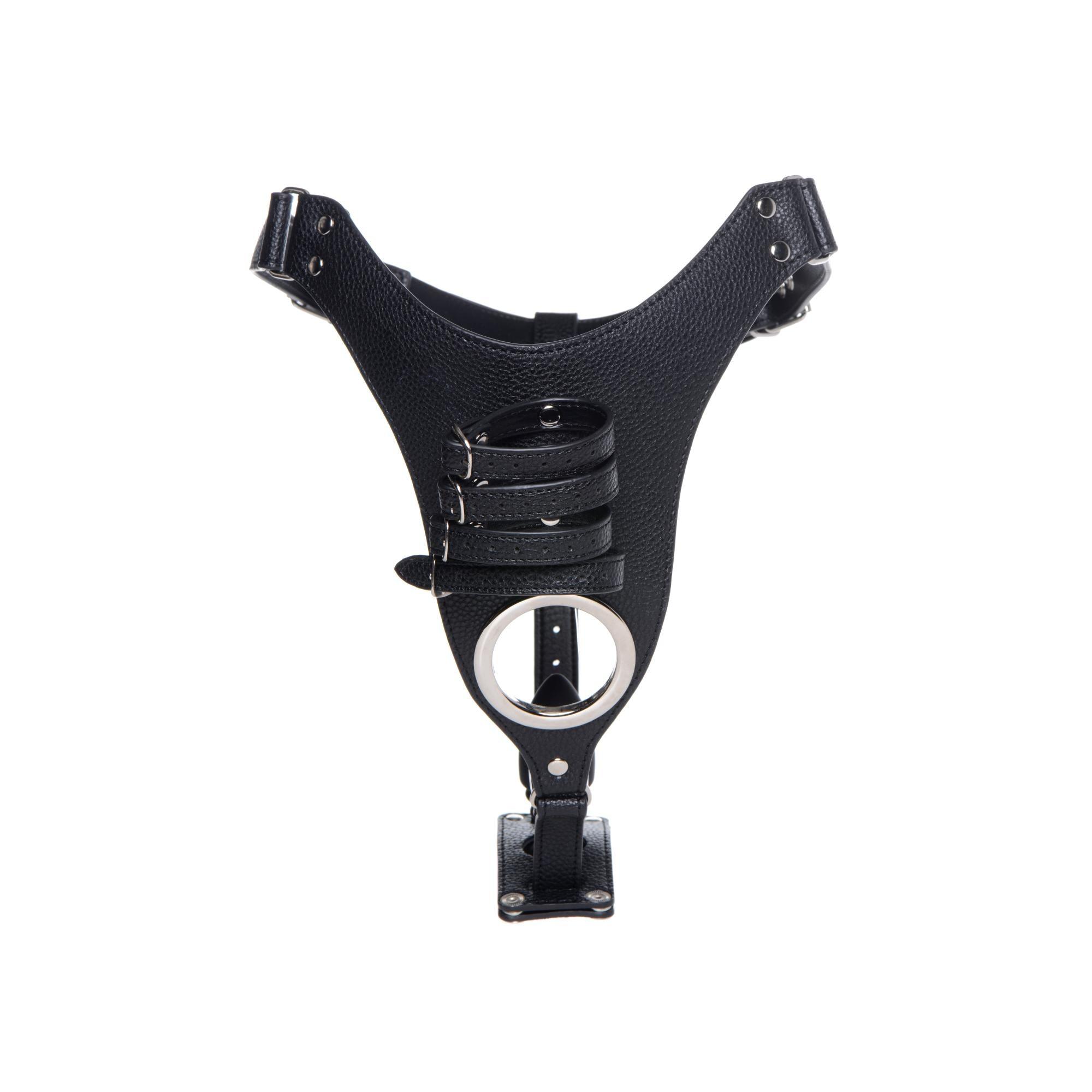 STRICT Male Chastity Harness with Silicone Anal Plug - Buy At Luxury Toy X - Free 3-Day Shipping