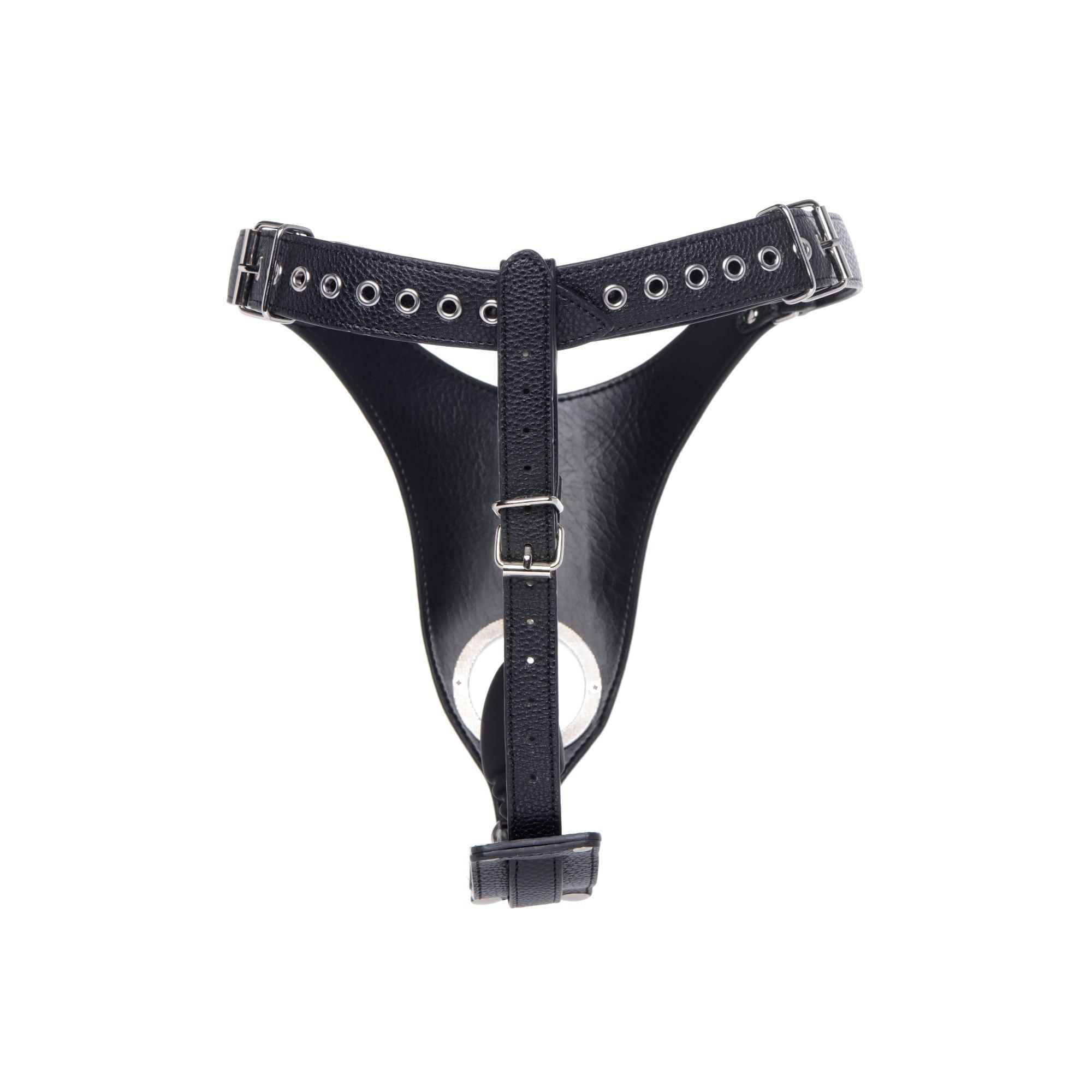 STRICT Male Chastity Harness with Silicone Anal Plug - Buy At Luxury Toy X - Free 3-Day Shipping