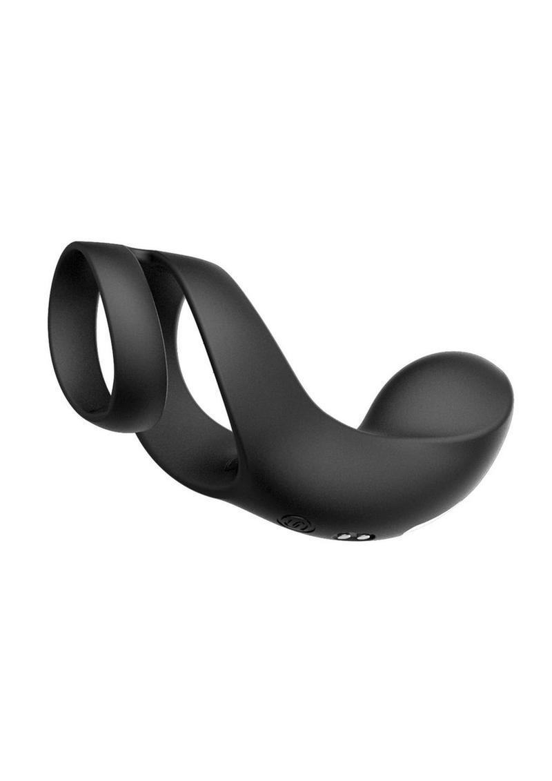 Svakom Benedict Silicone Rechargeable Double Ring Perinium Stimulator Cock Ring - Buy At Luxury Toy X - Free 3-Day Shipping