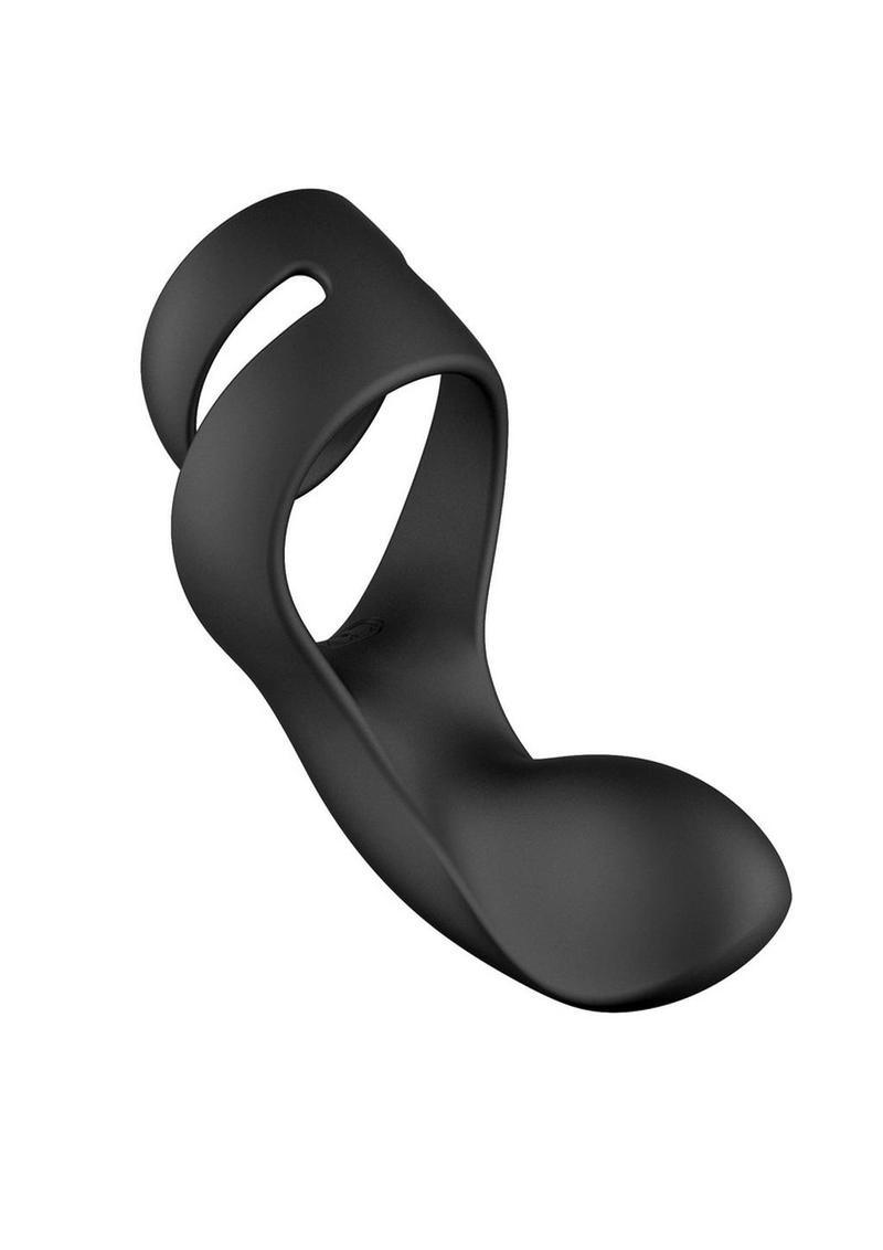 Svakom Benedict Silicone Rechargeable Double Ring Perinium Stimulator Cock Ring - Buy At Luxury Toy X - Free 3-Day Shipping