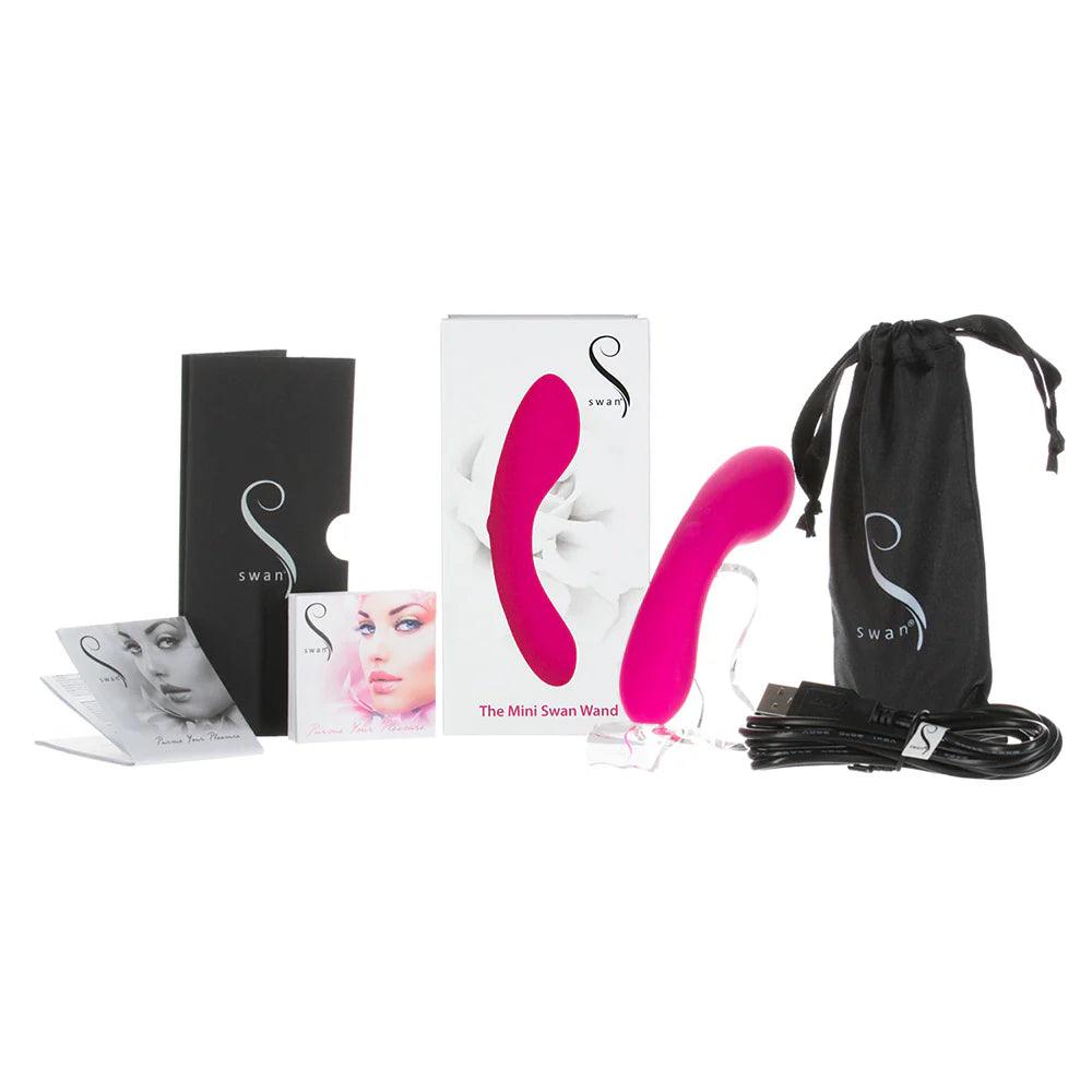 Swan Mini Swan Wand Rechargeable Silicone Vibrator - Buy At Luxury Toy X - Free 3-Day Shipping