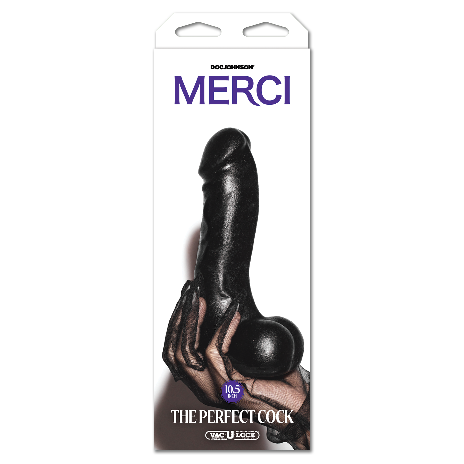Merci The Perfect Cock 10.5" With Removable VacULock Suction Cup 10.5"