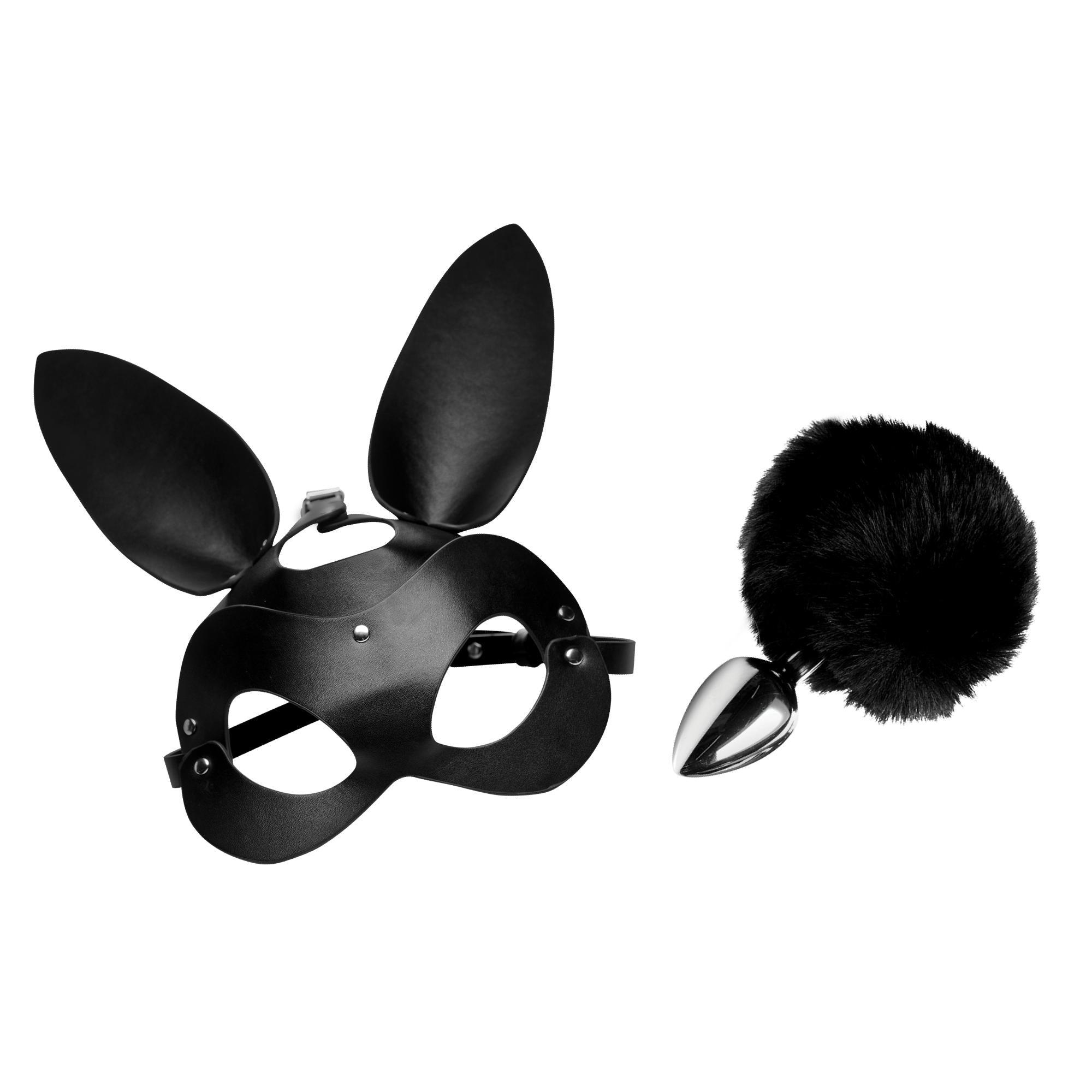 Tailz Bunny Tail Anal Plug and Mask Set - Buy At Luxury Toy X - Free 3-Day Shipping
