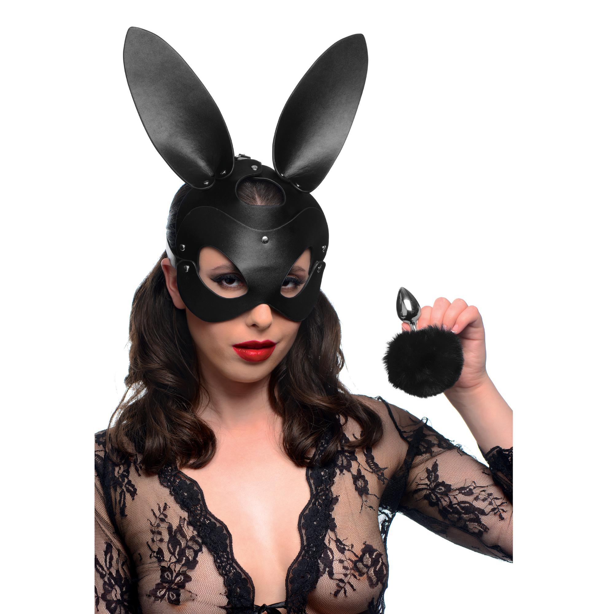 Tailz Bunny Tail Anal Plug and Mask Set - Buy At Luxury Toy X - Free 3-Day Shipping