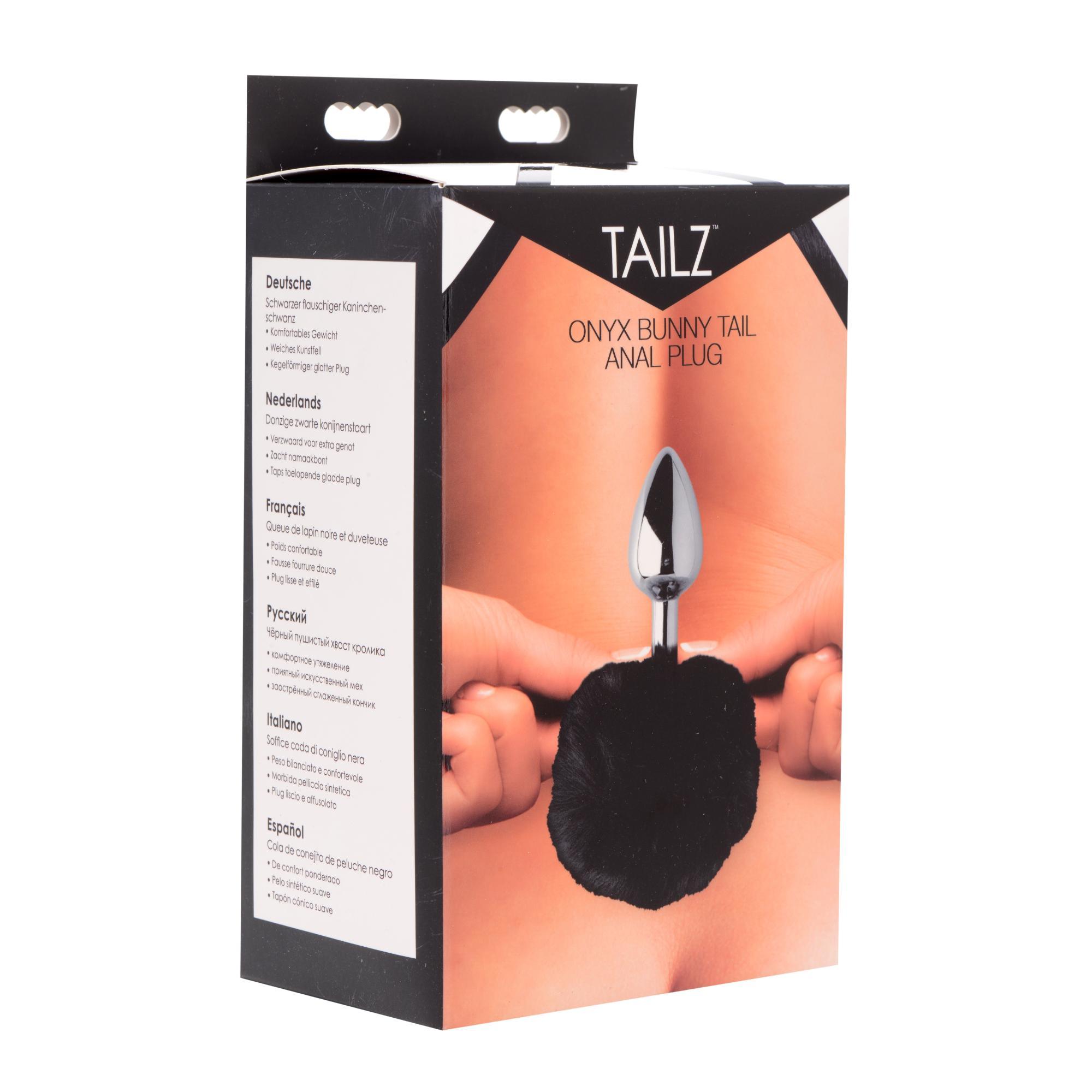 Tailz Onyx Bunny Tail Anal Plug, Black - Buy At Luxury Toy X - Free 3-Day Shipping