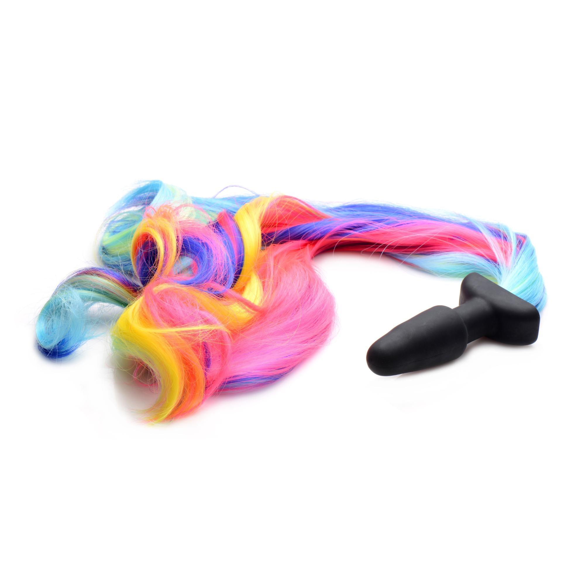 Tailz Rainbow Pony Tail Anal Plug - Buy At Luxury Toy X - Free 3-Day Shipping
