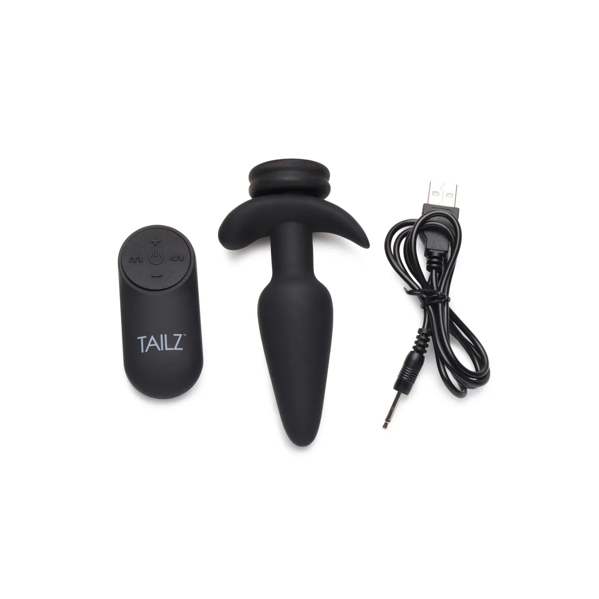 Tailz Vibrating Anal Plug & 3 Tails Tailz Vibrating Anal Plug & 3 Tails