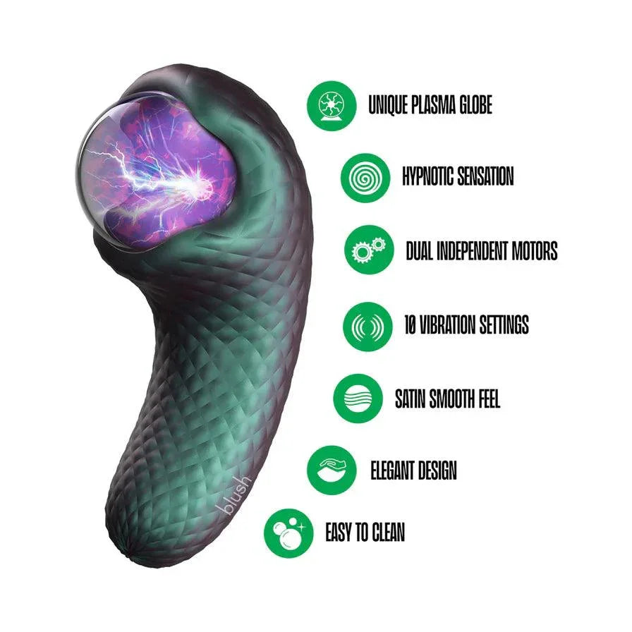 Temptasia Enchanted Serpent Rechargeable Silicone Dual Vibrator - Buy At Luxury Toy X - Free 3-Day Shipping