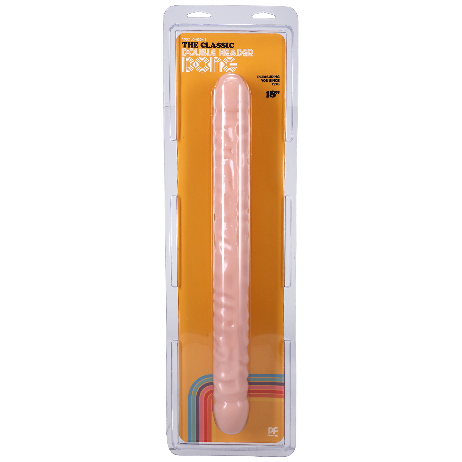 The Classic Double Header Dong - 18 Inch - Veined - Buy At Luxury Toy X - Free 3-Day Shipping