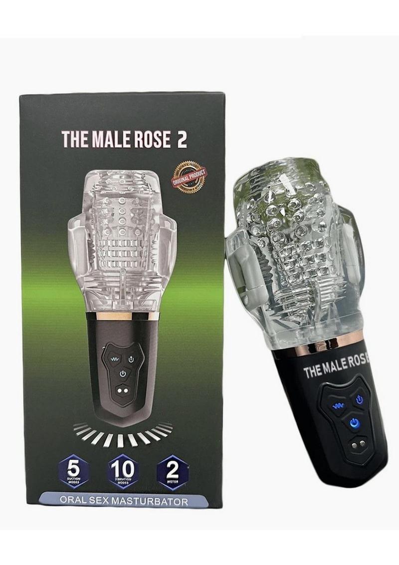 The Male Rose 2 Rechargeable Sucking Masturbator - Buy At Luxury Toy X - Free 3-Day Shipping