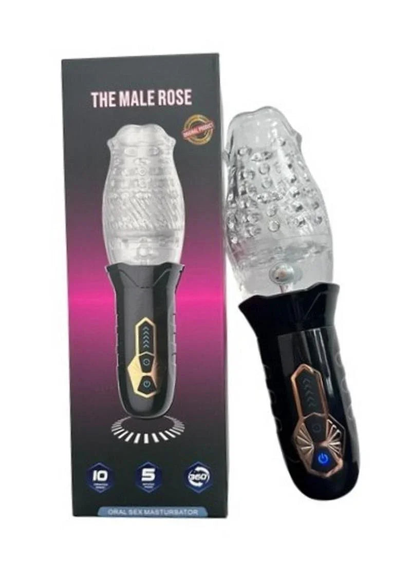 The Male Rose Rechargeable Rotating Masturbator The Male Rose Rechargeable Rotating Masturbator