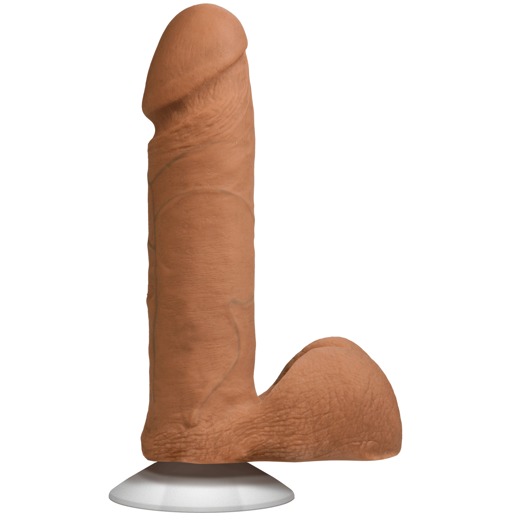 The Realistic Cock - With Removable Vac-U-Lock Suction Cup - ULTRASKYN - 6 Inch (with balls) - Buy At Luxury Toy X - Free 3-Day Shipping