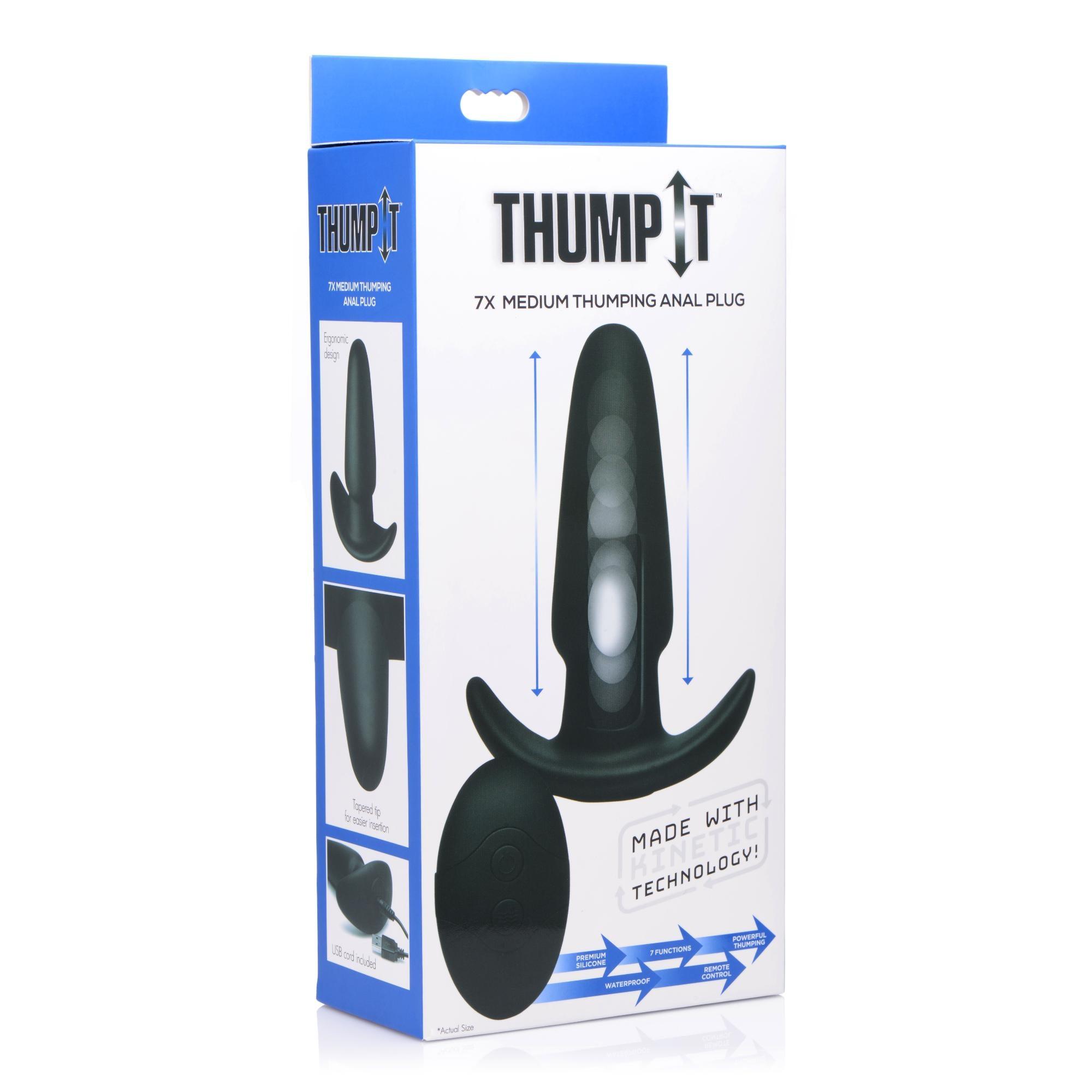 Thump It Kinetic Thumping 7x Medium Anal Plug - Buy At Luxury Toy X - Free 3-Day Shipping
