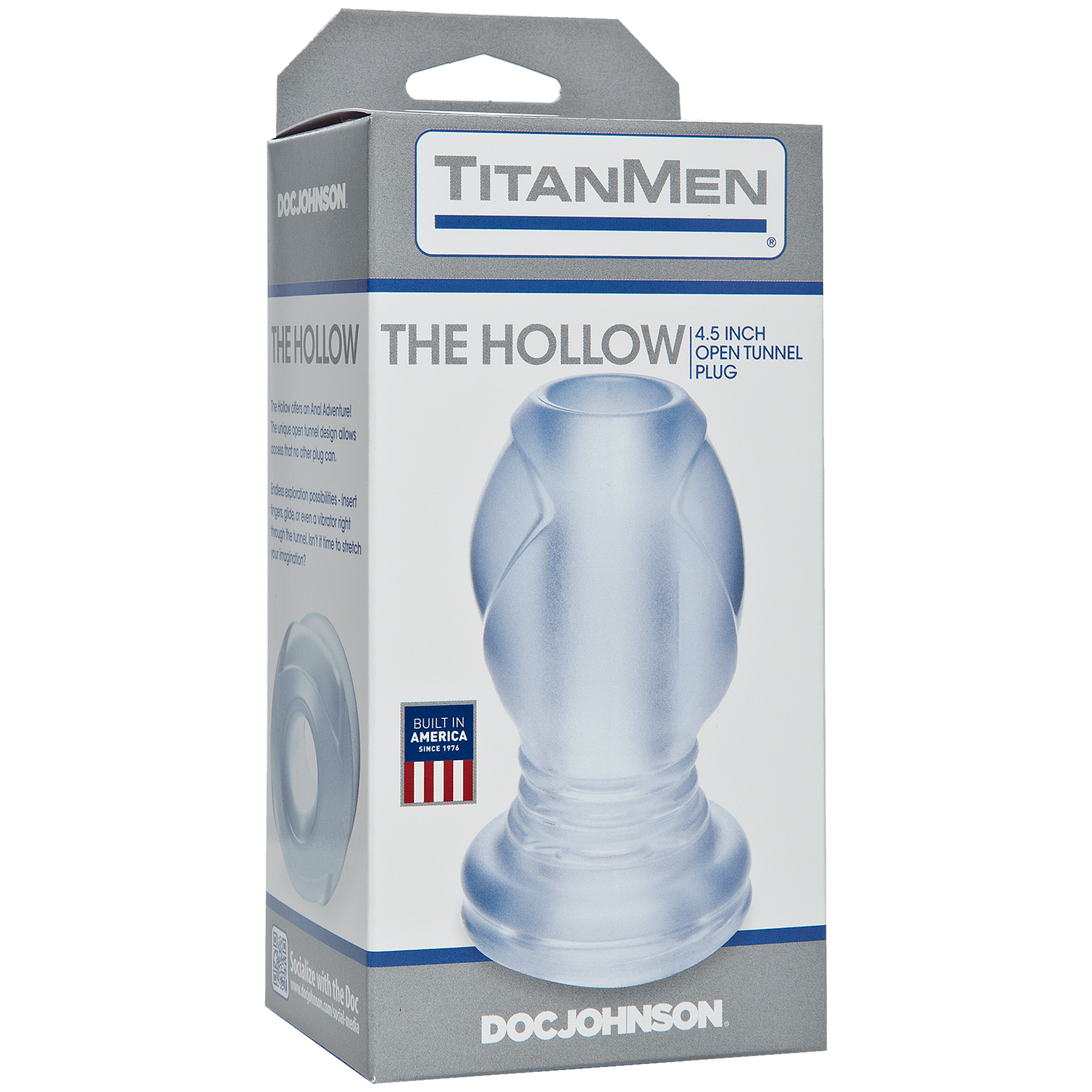 TitanMen The Hollow Open Tunnel Anal Plug - Buy At Luxury Toy X - Free 3-Day Shipping