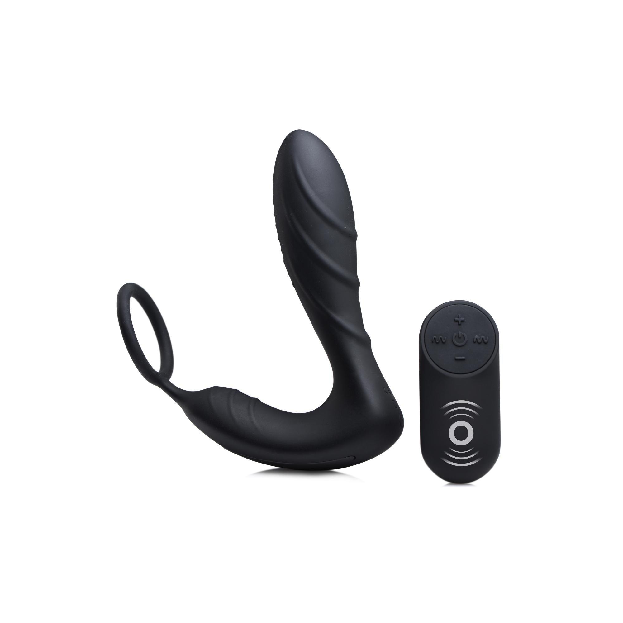 Under Control Silicone Prostate Vibrator and Strap with Remote Control - Buy At Luxury Toy X - Free 3-Day Shipping