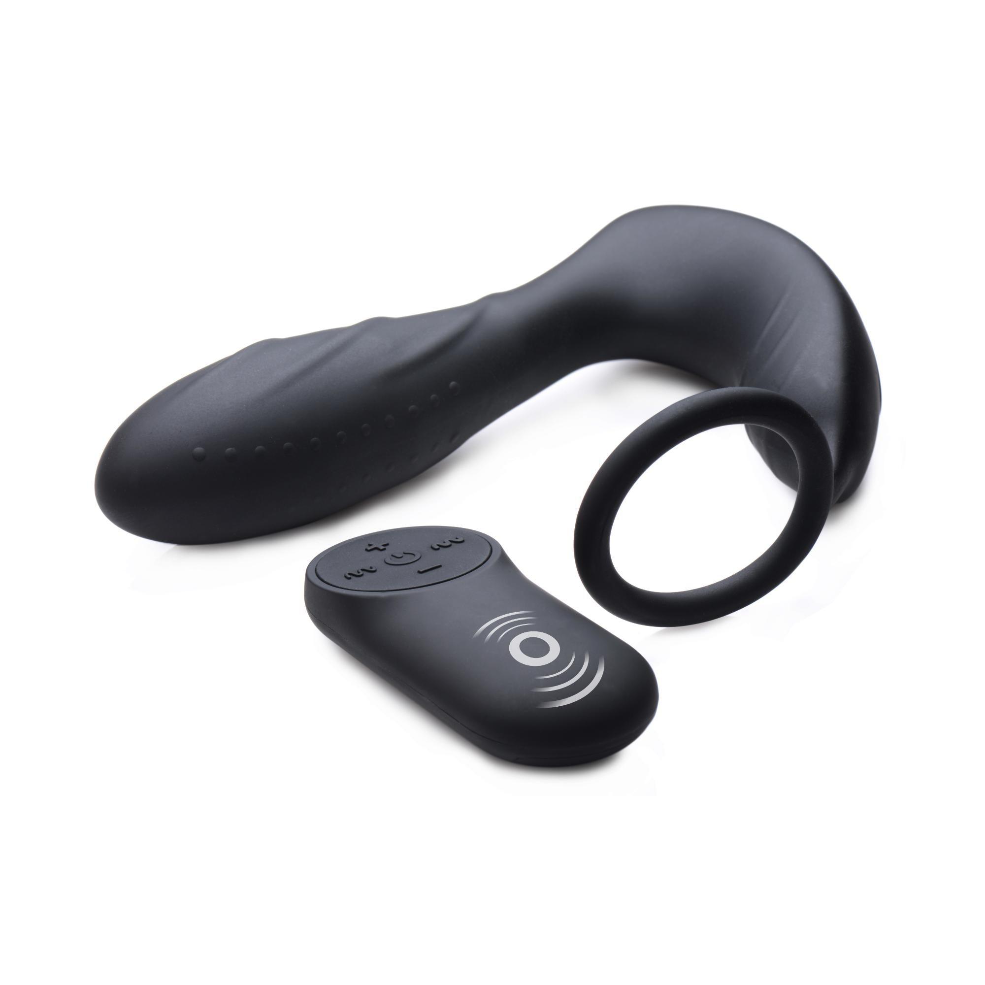 Under Control Silicone Prostate Vibrator and Strap with Remote Control - Buy At Luxury Toy X - Free 3-Day Shipping