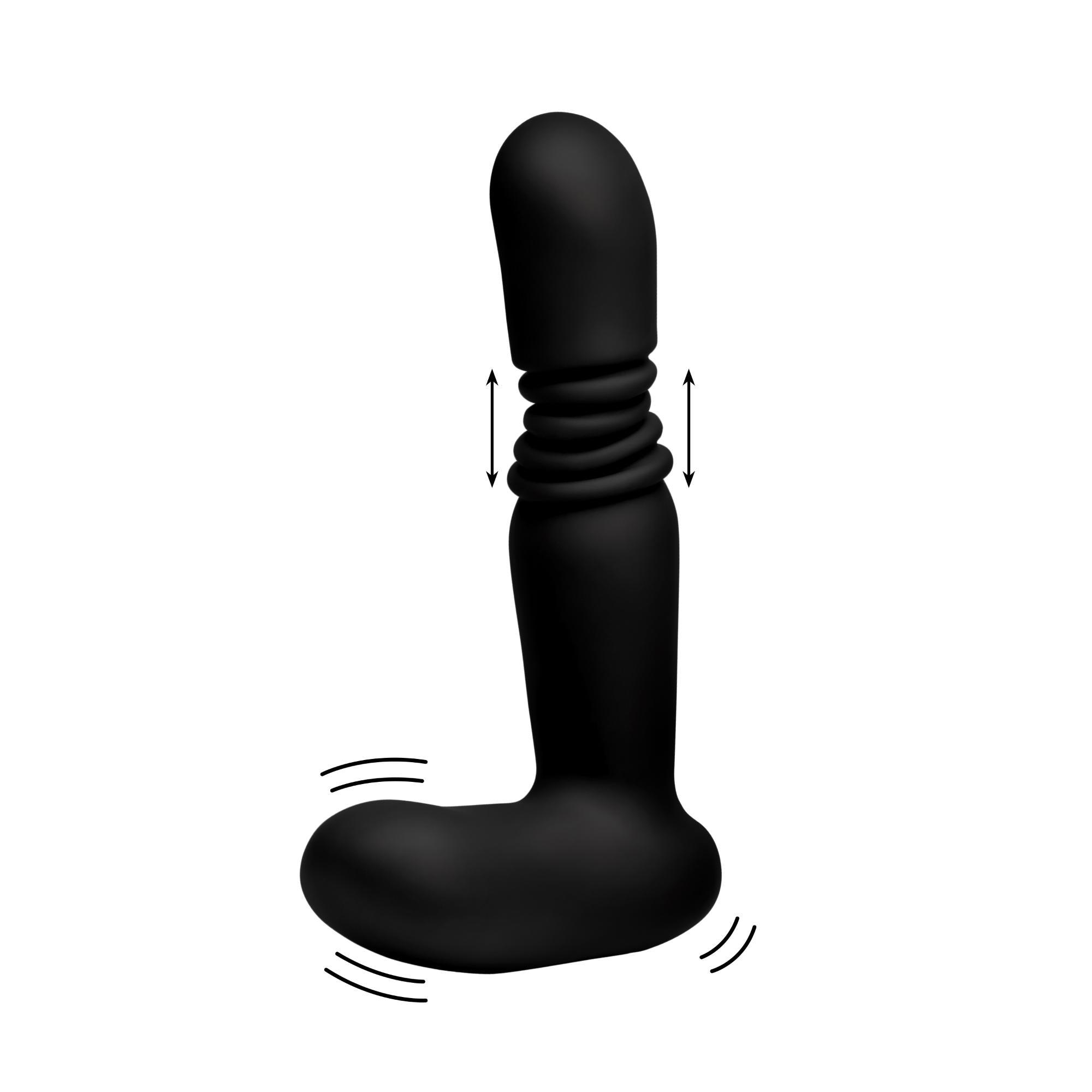Under Control Silicone Thrusting Anal Plug with Remote Control - Buy At Luxury Toy X - Free 3-Day Shipping