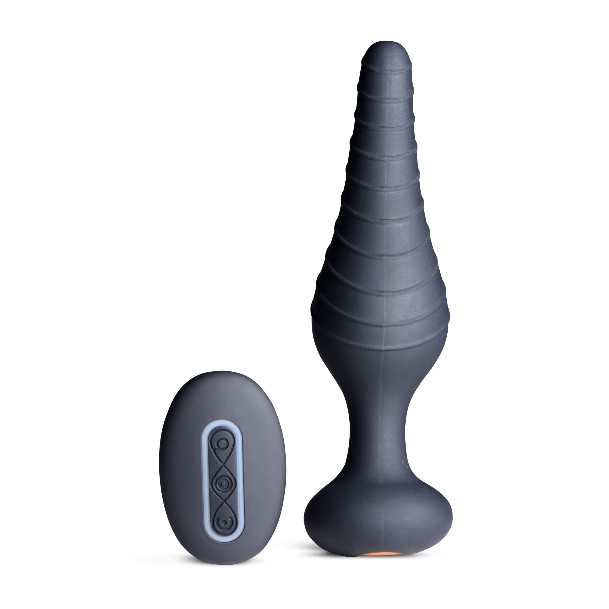 Under Control Silicone Vibrating Anal Plug with Remote Control - Buy At Luxury Toy X - Free 3-Day Shipping