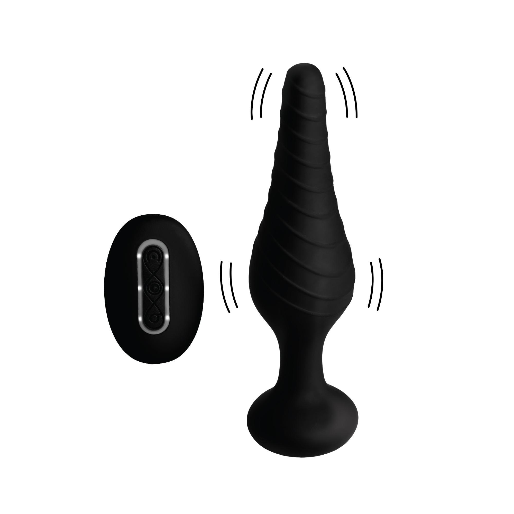 Under Control Silicone Vibrating Anal Plug with Remote Control - Buy At Luxury Toy X - Free 3-Day Shipping