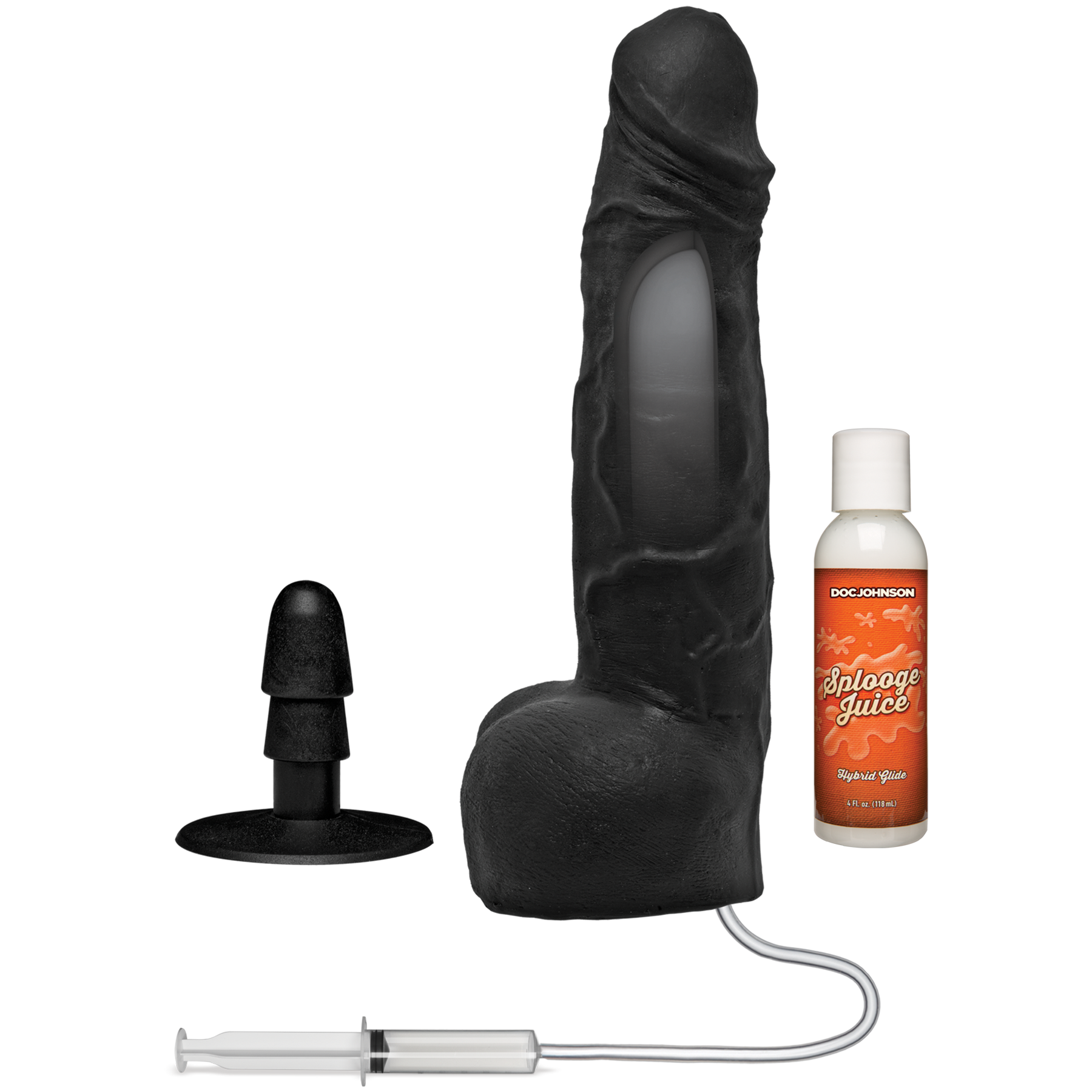 Merci 10 Inch Dual Density ULTRASKYN Squirting Cumplay Cock with Removable VacULock Suction Cup