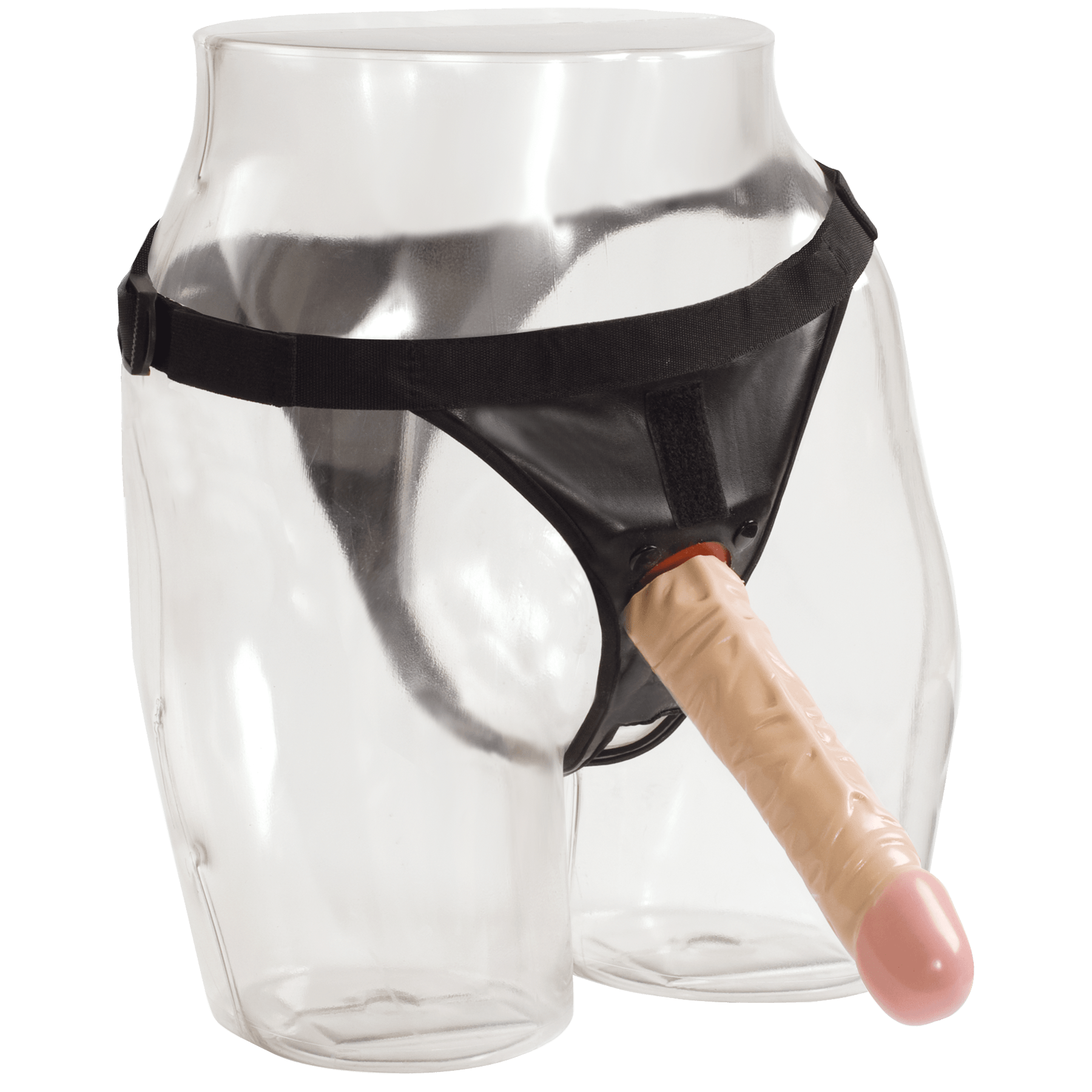 Vac-U-Lock - 8 Inch Classic Dong - With Ultra Harness - Buy At Luxury Toy X - Free 3-Day Shipping