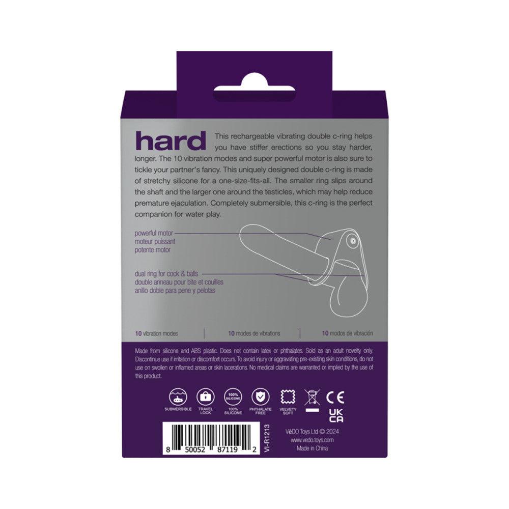 VeDo Hard Rechargeable Silicone C-Ring - Buy At Luxury Toy X - Free 3-Day Shipping