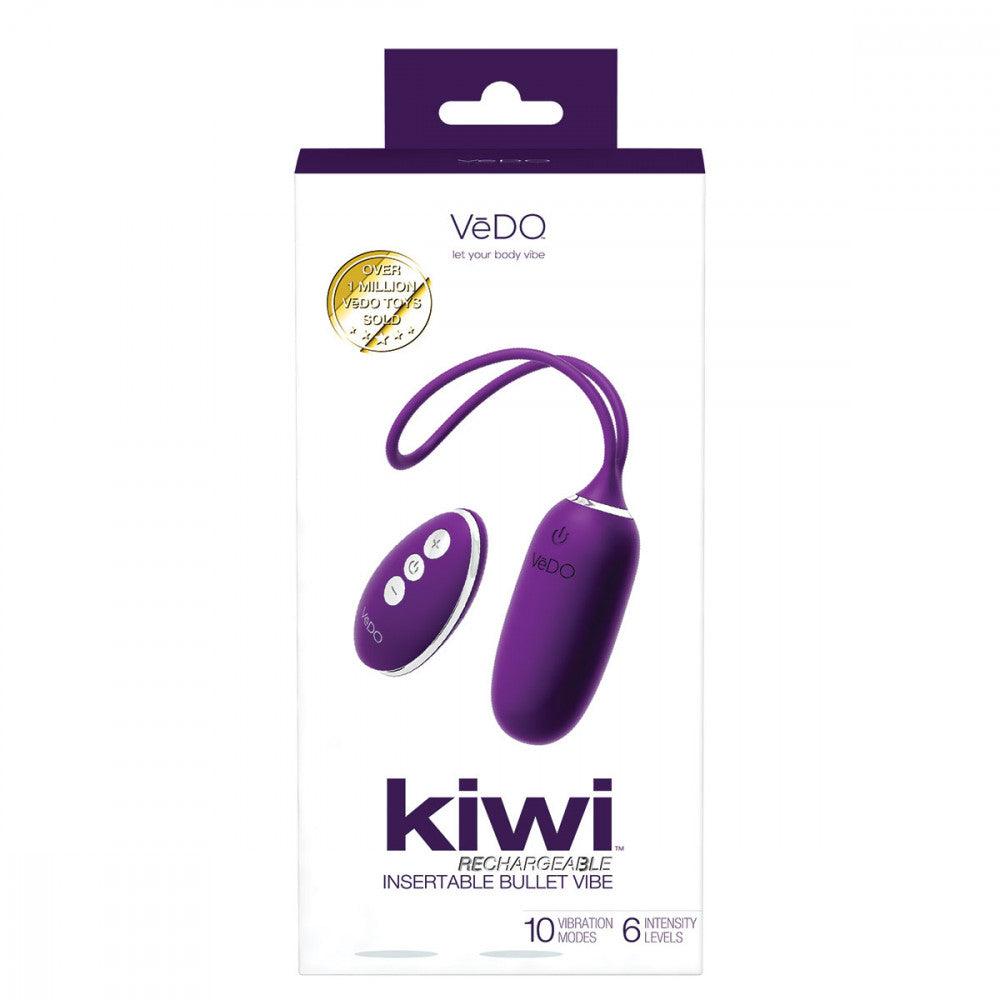 VeDO Kiwi Rechargeable Silicone Insertable Bullet Vibrator - Buy At Luxury Toy X - Free 3-Day Shipping