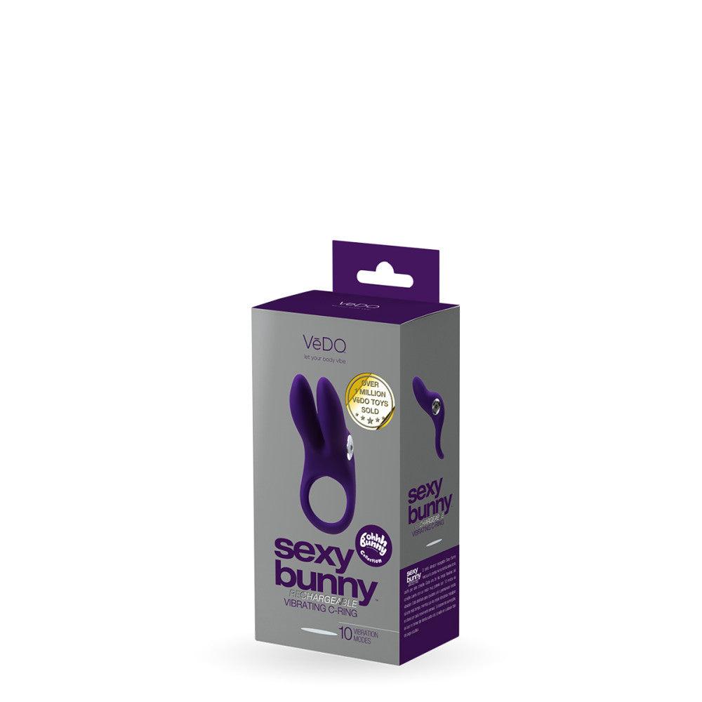 VeDO Sexy Bunny Rechargeable Silicone Couples Cock Ring - Buy At Luxury Toy X - Free 3-Day Shipping