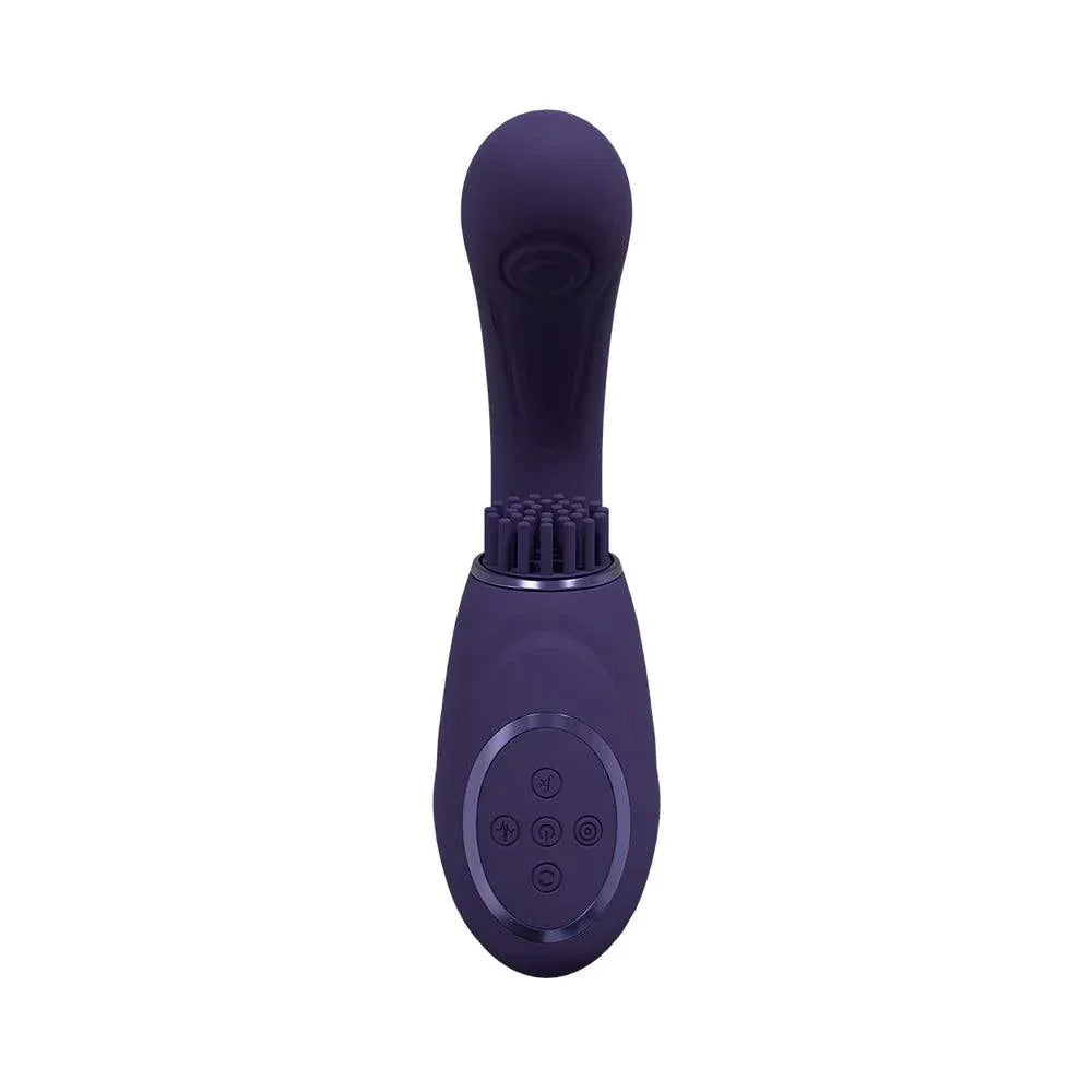 VIVE Gen Rechargeable Triple Motor G-Spot Vibrator with Pulse Wave and Vibrating Bristles - Buy At Luxury Toy X - Free 3-Day Shipping