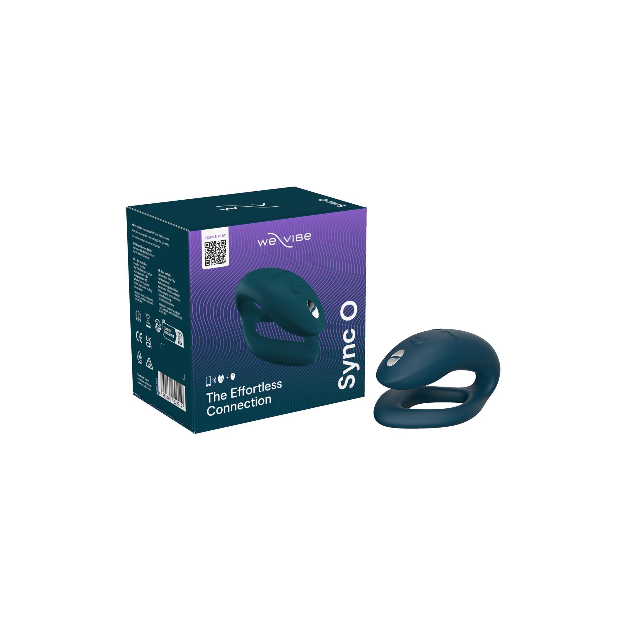 We-Vibe Sync O Rechargeable Silicone Couples Vibrator with Remote Control - Buy At Luxury Toy X - Free 3-Day Shipping