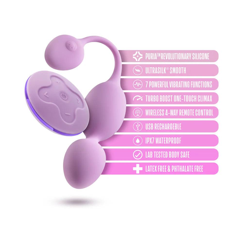 Wellness Raine Rechargeable Silicone Vibrating Kegel Ball with Remote - Buy At Luxury Toy X - Free 3-Day Shipping
