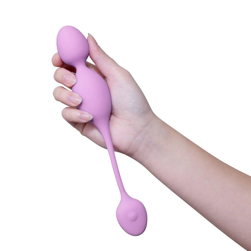 Wellness Raine Rechargeable Silicone Vibrating Kegel Ball with Remote - Buy At Luxury Toy X - Free 3-Day Shipping