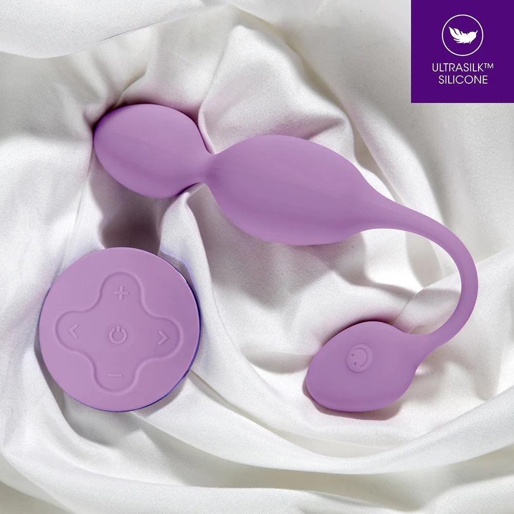 Wellness Raine Rechargeable Silicone Vibrating Kegel Ball with Remote - Buy At Luxury Toy X - Free 3-Day Shipping
