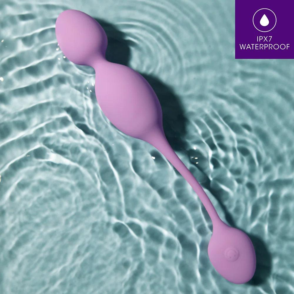 Wellness Raine Rechargeable Silicone Vibrating Kegel Ball with Remote - Buy At Luxury Toy X - Free 3-Day Shipping