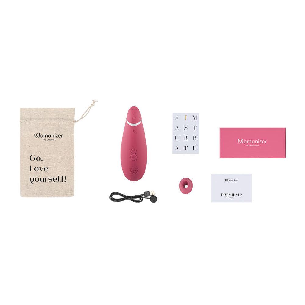 Womanizer Premium 2 Rechargeable Silicone Clitoral Stimulator - Buy At Luxury Toy X - Free 3-Day Shipping
