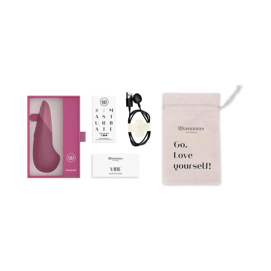 Womanizer Vibe Rechargeable Silicone Clitoral Vibrator - Buy At Luxury Toy X - Free 3-Day Shipping