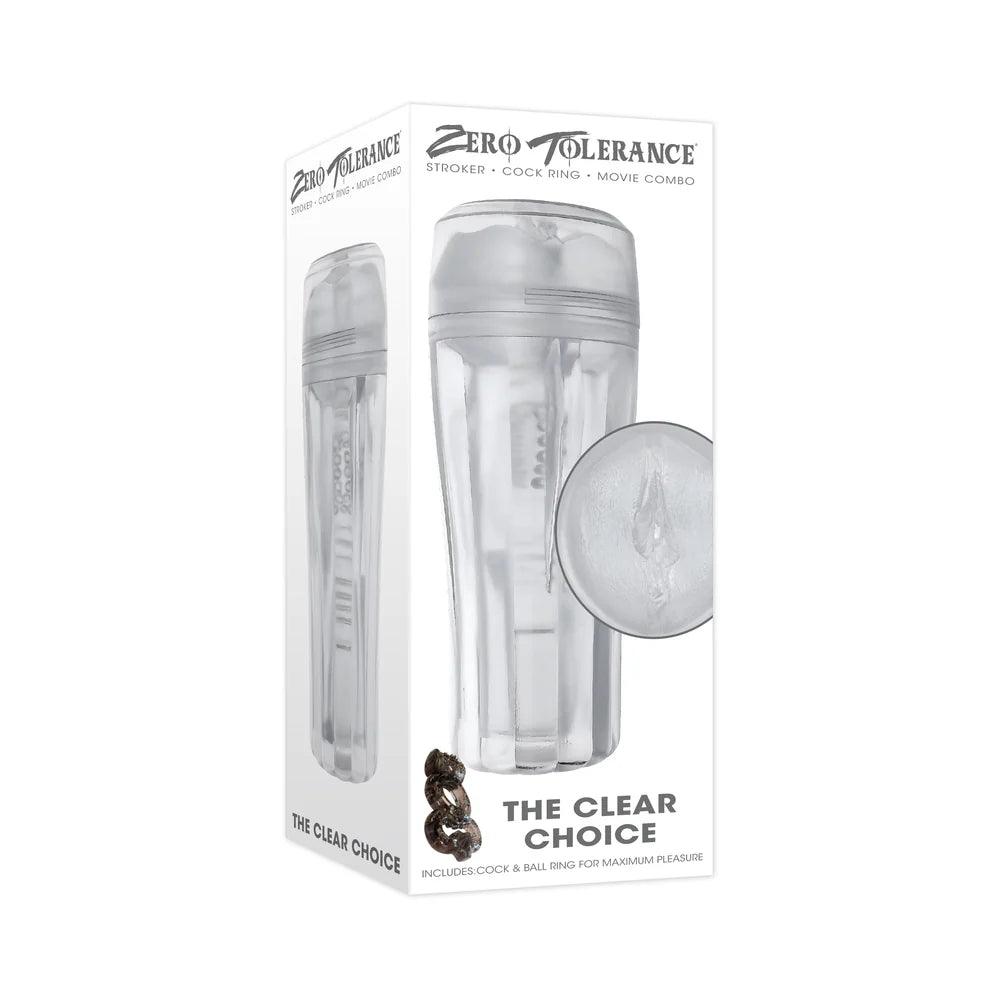 Zero Tolarance The Clear Choice Pussy Masturbator - Buy At Luxury Toy X - Free 3-Day Shipping