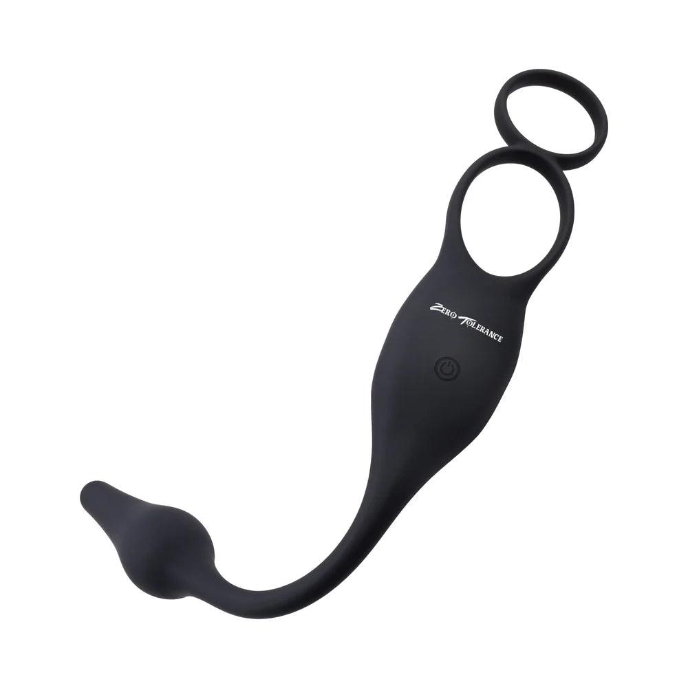 Zero Tolerance Plug & Tug Rechargeable Silicone Anal Plug and Cock Ring - Buy At Luxury Toy X - Free 3-Day Shipping