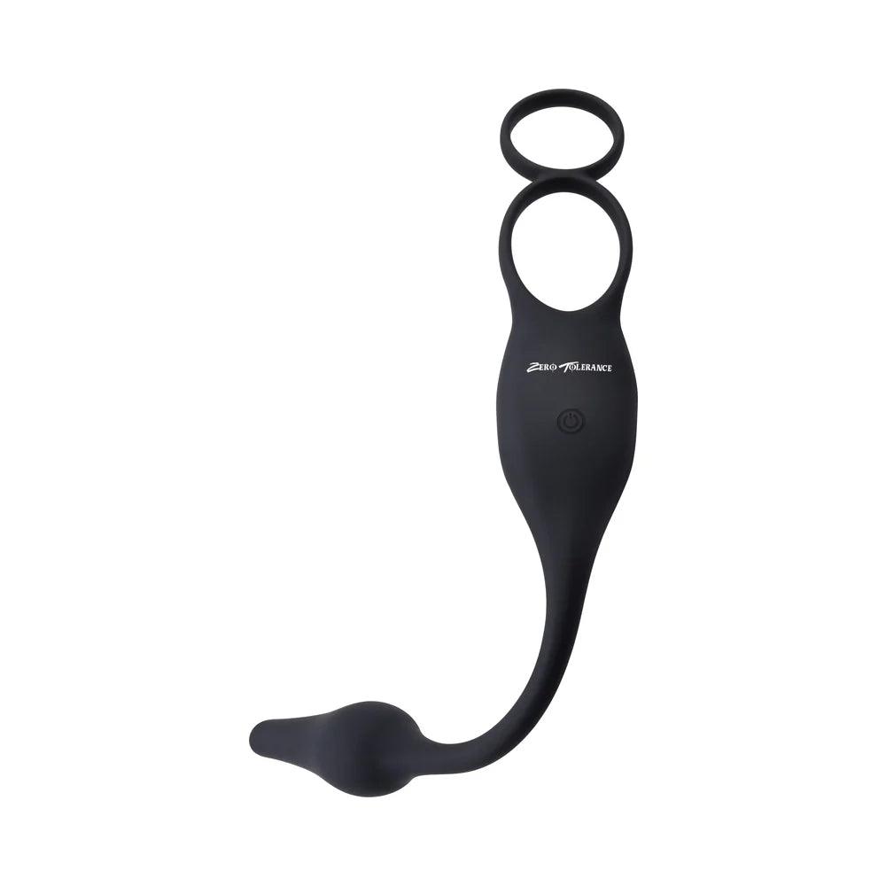 Zero Tolerance Plug & Tug Rechargeable Silicone Anal Plug and Cock Ring - Buy At Luxury Toy X - Free 3-Day Shipping