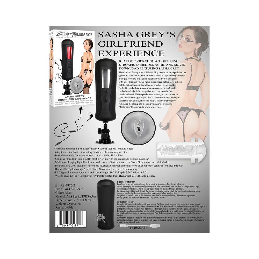 Zero Tolerance Sasha Grey's Girlfriend Experience Vibrating & Tighteni Zero Tolerance Sasha Grey's Girlfriend Experience Vibrating & Tighteni
