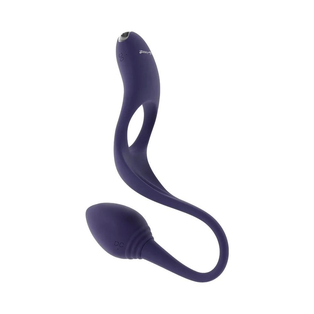 Zero Tolerance Tip to Tail Rechargeable Silicone Cock Ring with Anal Plug - Buy At Luxury Toy X - Free 3-Day Shipping