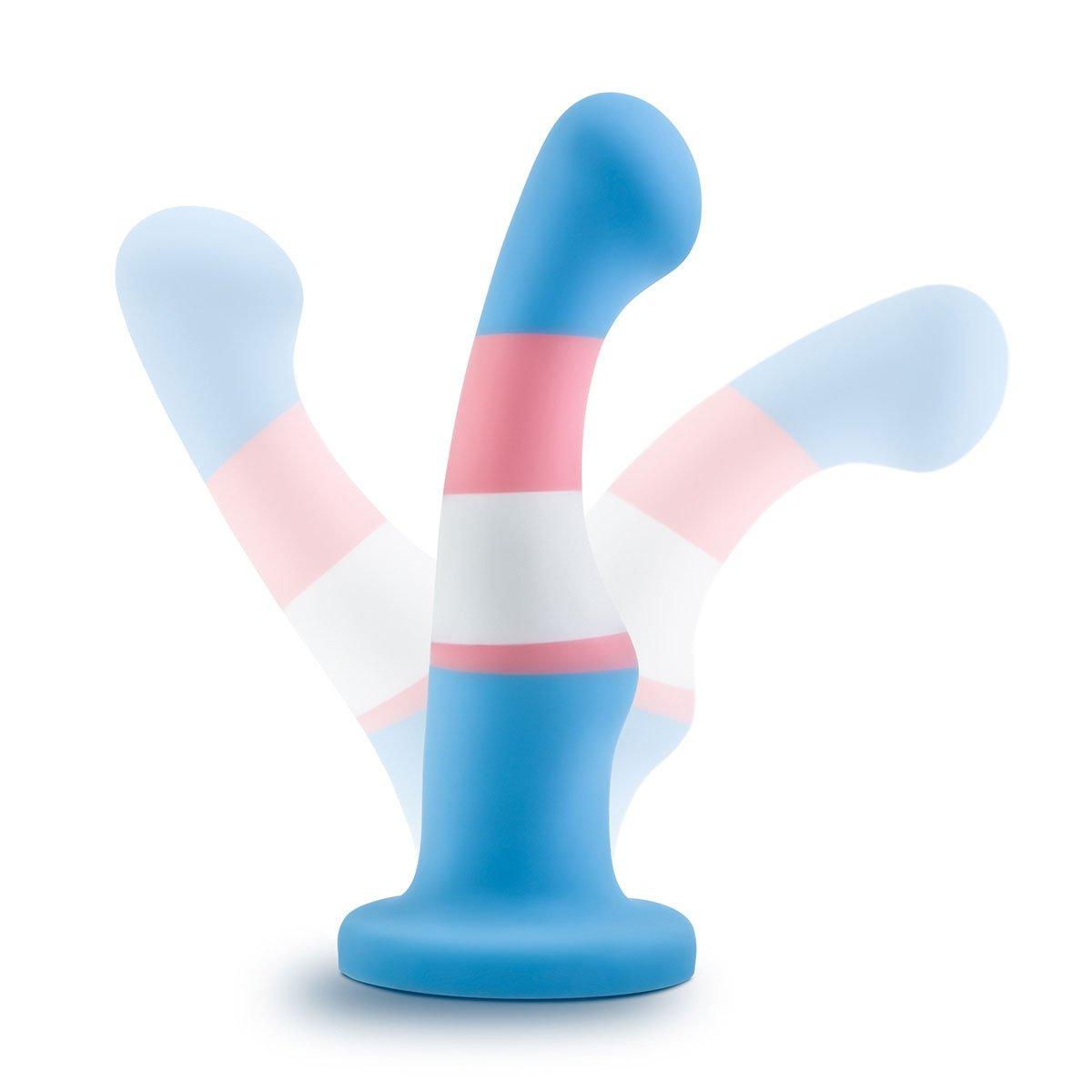 Avant Pride P2 True Blue 6-Inch Silicone Dildo - Buy At Luxury Toy X - Free 3-Day Shipping