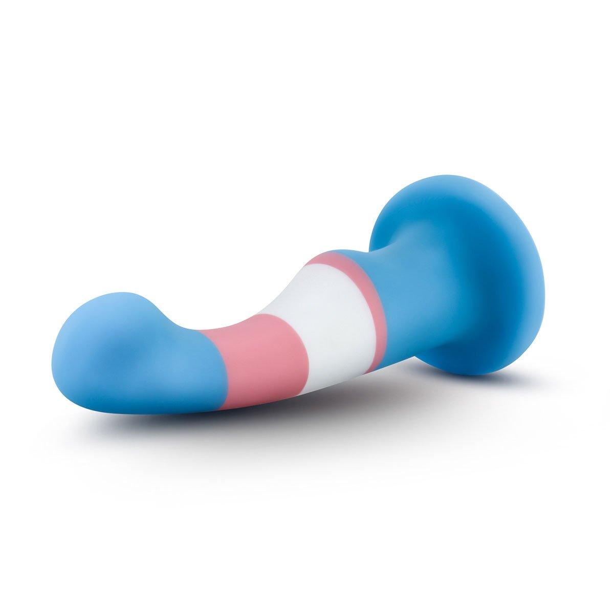 Avant Pride P2 True Blue 6-Inch Silicone Dildo - Buy At Luxury Toy X - Free 3-Day Shipping