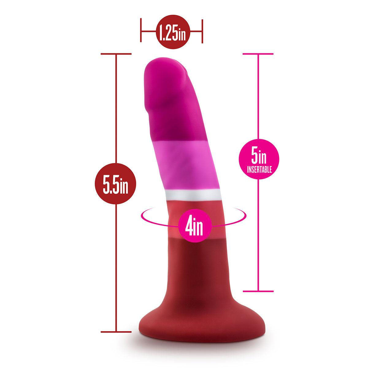 Avant Pride P3 Beauty 5.5-Inch Silicone Dildo - Buy At Luxury Toy X - Free 3-Day Shipping