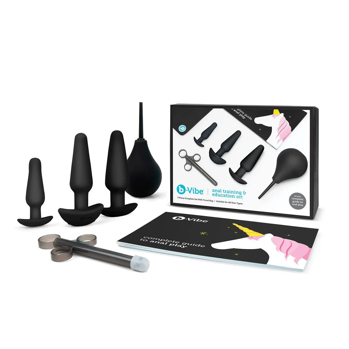 b Anal Education Set – Rechargeable Silicone Anal Training Kit