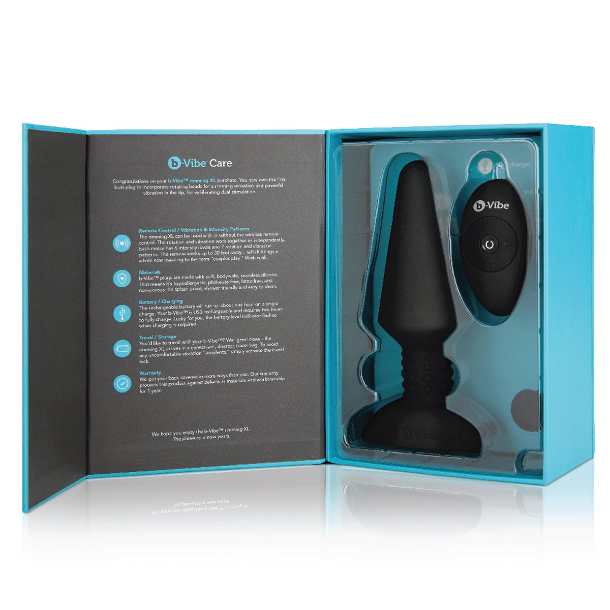 B-Vibe Rimming Plug XL - Buy At Luxury Toy X - Free 3-Day Shipping